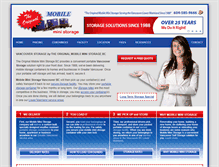 Tablet Screenshot of mobileministorage.com